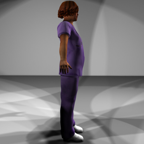 rigged medical personnel 3d model - Medical Personnel Collection Rigged - Women #2 by MasonMotion